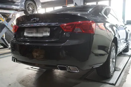 임팔라 완벽 뒤태 드레스업 튜닝 구조변경 필요없는 AMG 스타일 사각 머플러 팁 적용 / 서울 동작