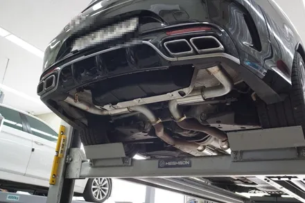 벤츠 S63AMG 쿠페 천둥 저리가라 배기 사운드 중통 앤드 풀배기 세팅 / 서울 동작