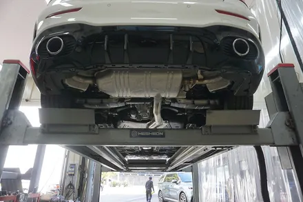 벤츠 A35AMG 배기 튜닝 중후하고 그르렁하게 AMG 사운드 세팅 / 서울 동작