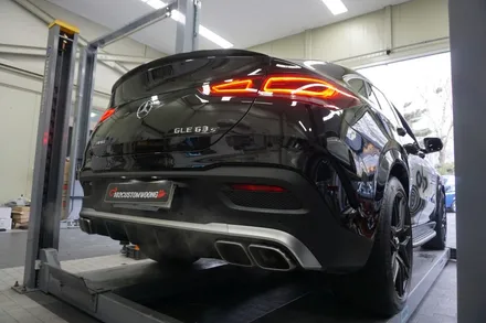 신형 벤츠 GLE63 S AMG  끝내주는 배기음 세팅과 독일 ASR 모듈 작업 완료! / 서울 동작