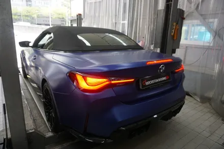 BMW G82 M4 컴페티션 컨버터블 ㅎㄷㄷ한 끝짱나는 팝콘배기음 / 서울 동작