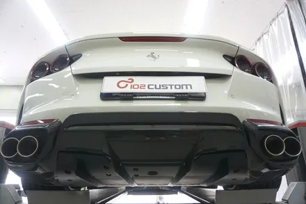 페라리 812 GTS 배기 튜닝, 12기통 자연흡기 완벽한 배기음을 확실하게 완성시켰습니다 / 서울 동작구