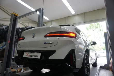 BMW X4 M40i 시그니처 배기 튜닝! 2-30% 증폭 중통 보펜 모듈 작업기 / 서울 동작구