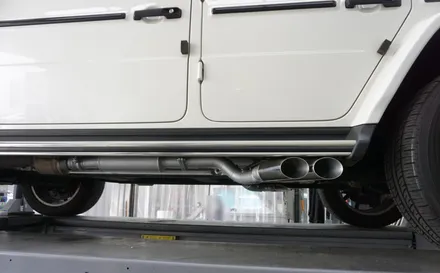 벤츠 G63AMG 배기 튜닝 제일 강력하게 키웠습니다. 상남자 배기음 커스텀 배기! / 서울 동작구