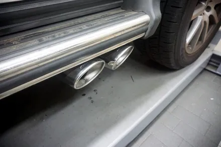 벤츠 W464 G63AMG 배기 튜닝, 완벽한 V8 배기음 완성하였습니다. / 서울 동작구