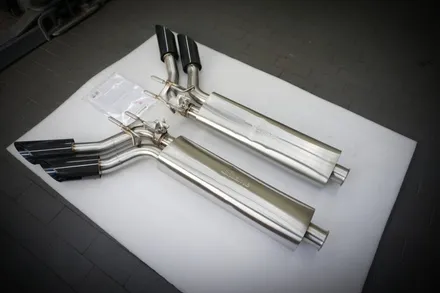 벤츠 W464 G63AMG V8 호랑이 배기 튜닝 구조변경 필요 없는 브릴란테 가변 배기 작업 진행하였습니다. / 서울 동작구