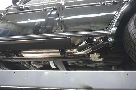 벤츠 W464 G63AMG 배기 튜닝 구조변경X 브릴란테 가변 배기 튜닝 진행하였습니다. / 서울 동작구