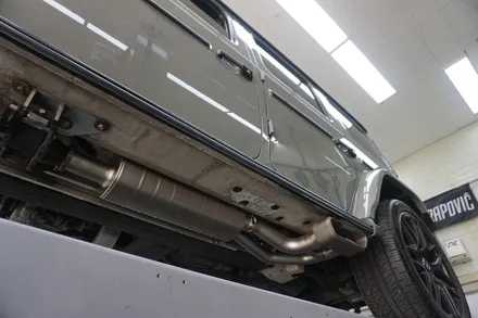 벤츠 W464 G63AMG , 명품 배기 아크라포빅 배기 튜닝 시공! / 서울 동작구