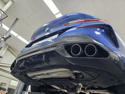 BMW M850i 배기 튜닝, 브릴란테 가변 배기 카본 듀얼 머플러 팁 장착 / 서울 동작