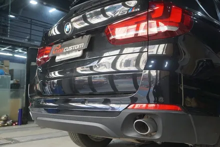 BMW F15 X5 배기음튜닝 블루투스로 나만의 사운드 그래프 만들기 마세라티배기음 적용 / 서울 동작