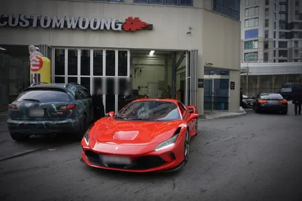 페라리 F8 스파이더 독보적 존재의 알맞은 배기 튜닝 노비텍(NOVITEC) 가변 모듈 장착 / 서울 동작