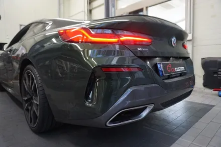 BMW M850i 배기 튜닝 중통 보펜 모듈 작업으로 빵빵한 V8 팝콘 사운드 완성하였습니다 / 서울 동작