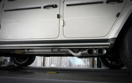 벤츠 G63AMG 배기 튜닝 제일 강력하게 키웠습니다. 상남자 배기음 커스텀 배기! / 서울 동작구