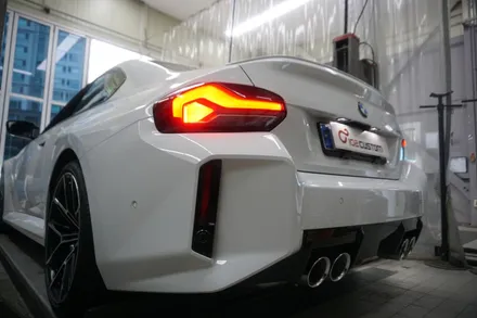 BMW G87 M2 환상적 팝콘 배기 튜닝 중통 작업 필수 인거 아시죠? / 서울 동작구
