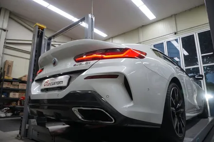 BMW M850i 시그니처 배기 튜닝 중통 보펜 모듈 작업을 완료하였습니다. / 서울 동작구