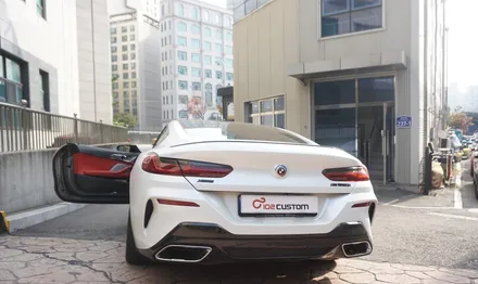BMW M850i 국룰 배기 튜닝 8기통 배기음 제대로 나옵니다! 중통, 보펜 모듈 작업기! / 서울 동작구