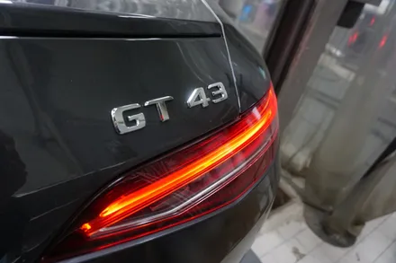 벤츠  GT43AMG 배기 튜닝 중통 엔드 가변 배기 역동적 팝콘 배기음 완성! / 서울 동작구