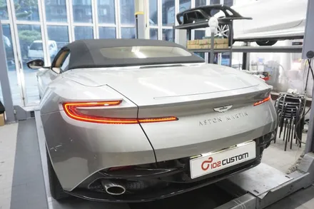 애스턴마틴 DB11 럭셔리 배기음 증폭 튜닝 엔드 머플러 작업 진행하였습니다. / 서울 동작구