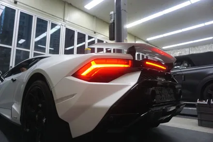 람보르기니 우라칸 테크니카 배기 튜닝 카프리스토 가변 모듈 작업 진행하였습니다. / 서울 동작구