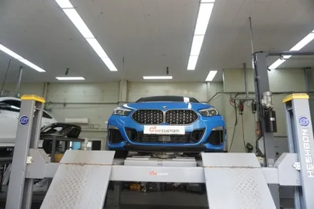 BMW M235i 배기 튜닝 구조변경NO 브릴란테 가변 배기 작업하였습니다. / 서울 동작구