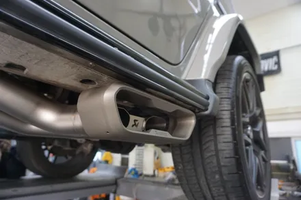 벤츠 W464 G63AMG , 명품 배기 아크라포빅 배기 튜닝 시공! / 서울 동작구