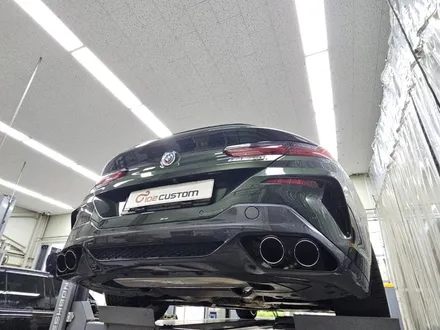 M850i 배기 튜닝 브릴란테 가변 배기 ＆ 카본 머플러 팁 장착! / 서울 동작