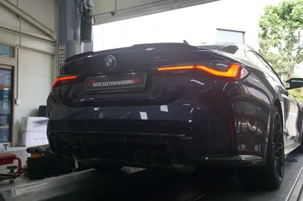 BMW 신형 M4 컴페티션 쿠페 지리는 팝콘 배기음..! / 서울 동작