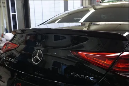 벤츠 C257 CLS450 풀 세팅했습니다! 53AMG 스타일 디퓨져 머플러 팁, 카본 스포일러, 가변 배기 세팅 완료 / 서울 동작