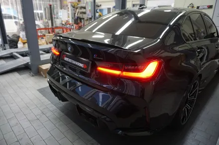 BMW G80 M3 컴페티션 배기 튜닝 하늘아래 이런 팝콘 배기음이..? 완벽합니다..! / 서울 동작