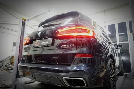 BMW X5 M50i 구조변경 필요 없는 가변 배기 튜닝 브릴란테 배기시스템 장착! / 서울 동작구