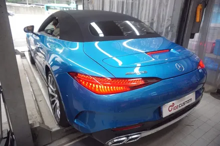 신형 벤츠 SL63AMG 로드스터 배기 튜닝 호랑이 배기음 완성하기! / 서울 동작구