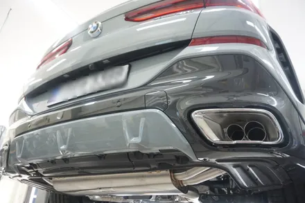 BMW X5 40i 배기 튜닝 구조변경X 브릴란테 가변 배기 시스템 장착하였습니다 / 서울 동작구