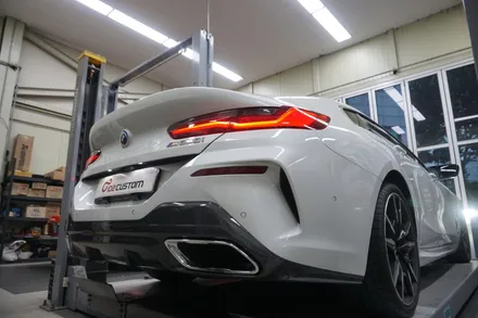 BMW M850i 시그니처 배기 튜닝 중통 보펜 모듈 작업을 완료하였습니다. / 서울 동작구