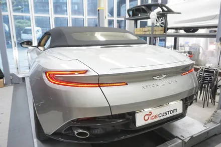 애스턴마틴 DB11 럭셔리 배기음 증폭 튜닝 엔드 머플러 작업 진행하였습니다. / 서울 동작구