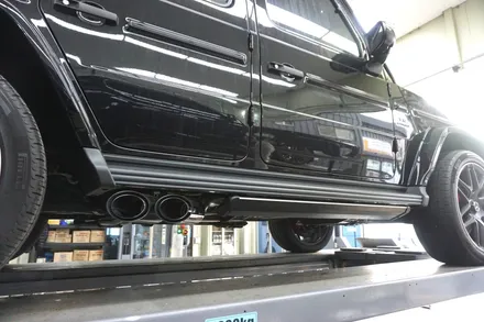 벤츠 W464 G63AMG 배기 튜닝 구조변경X 브릴란테 가변 배기 튜닝 진행하였습니다. / 서울 동작구