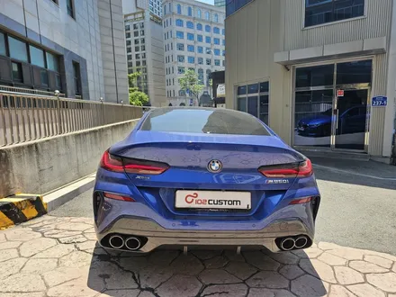 BMW M850i 배기 튜닝, 브릴란테 가변 배기 카본 듀얼 머플러 팁 장착 / 서울 동작