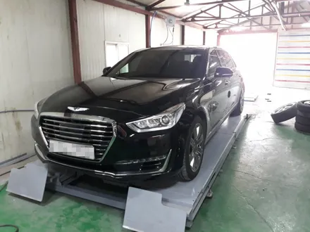[대전휠복원][써니휠] 제네시스 EQ900L 19인치 휠복원 / 대전 유성구 노은동