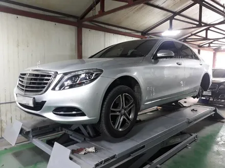 [대전휠복원][써니휠] 벤츠 S500 18인치 다이아몬드커팅 휠복원