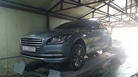 [대전휠복원][써니휠] 제네시스 G80 18인치 다이아몬드커팅 휠복원
