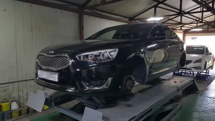 [대전휠복원][써니휠] 기아 K7 18인치 다이아몬드커팅 휠복원