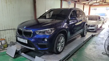 [대전휠복원][써니휠] BMW X1 18인치 다이아몬드커팅 휠복원 / 대전 유성구 노은동