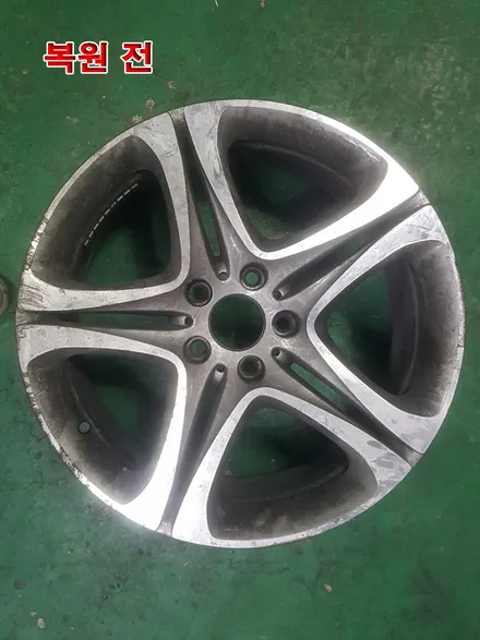 [대전휠복원][써니휠] BMW 640d 19인치 다이아몬드커팅 휠복원 / 대전 유성구 노은동