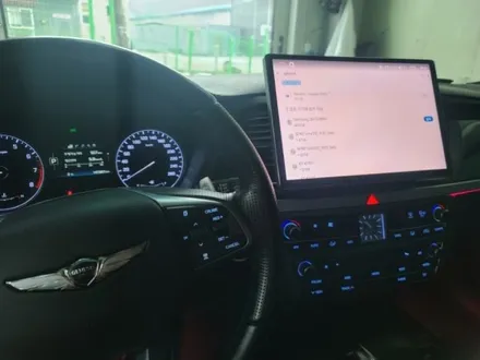 제네시스DH g80스포츠 안드로이드 올인원 13인치.acc오류.블루링크.작업- 썬셋카 (sunset car) / 광주 문형동