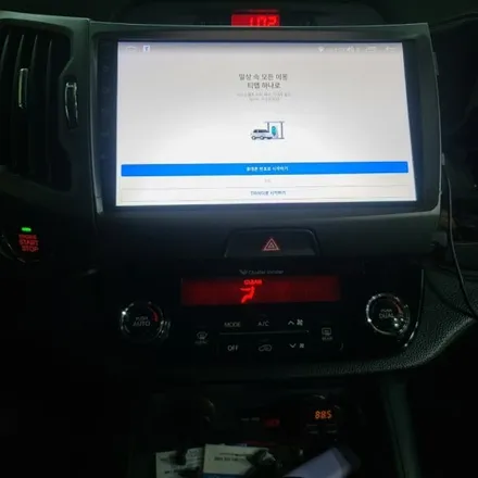스포티지r 안드로이드올인원,후방카메라,순정마이크  - 경기 분당.광주 썬셋카 (sunset car) / 광주 문형동