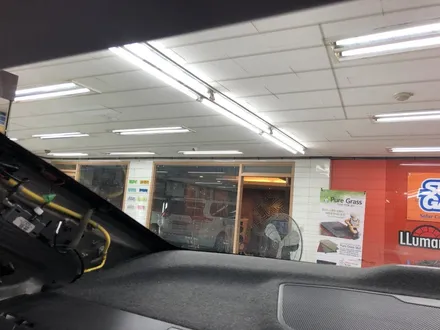 마포구 쏘나타 하이브리드 후면 유리 기포 때문에 선팅 재시공 / 서울 마포구 성산동
