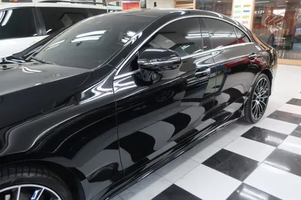 마포구 벤츠 CLS450 선팅 너무 어두워서 재시공해요. / 서울 마포구 성산동