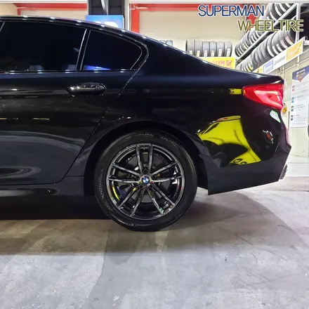 BMW 520D 휠 튜닝 : BMW G30 18인치 휠 도색 후기 / 전주시 덕진구