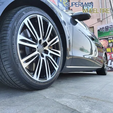 [전주광주대전 휠복원 저렴한 곳] 아우디 A8 20인치 휠 복원 / 전주시 덕진구