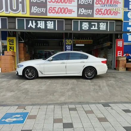 [전주광주대전 휠도색] BMW G30 520D 18인치 휠 복원 후기 / 전주시 덕진구