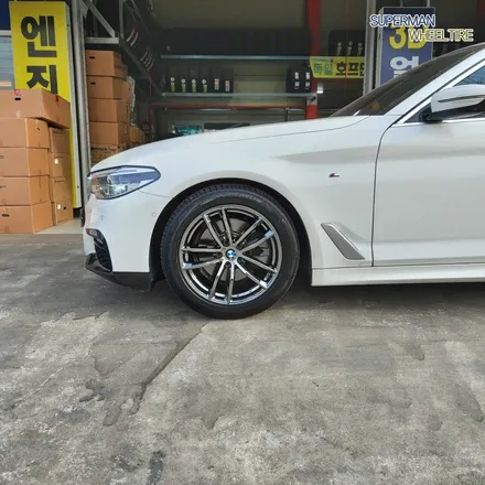 [전주광주대전 휠도색] BMW G30 520D 18인치 휠 복원 후기 / 전주시 덕진구